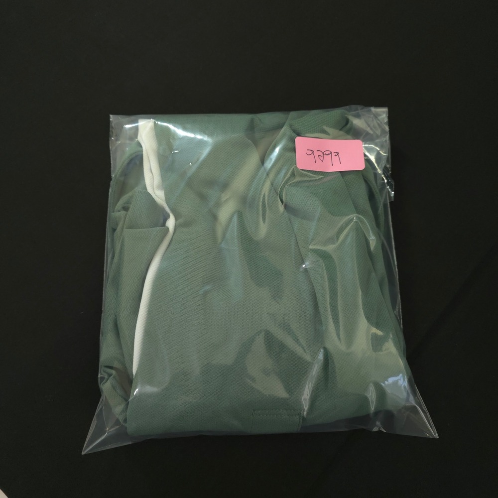 Zero Restriction Tour Series Golf Polo Shirt Mens Medium Green Solid Performance - Picture 9 of 9